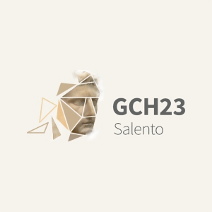 GCH23 Logo consisting of a stylised statue head to the left and the text CGH23" to the right